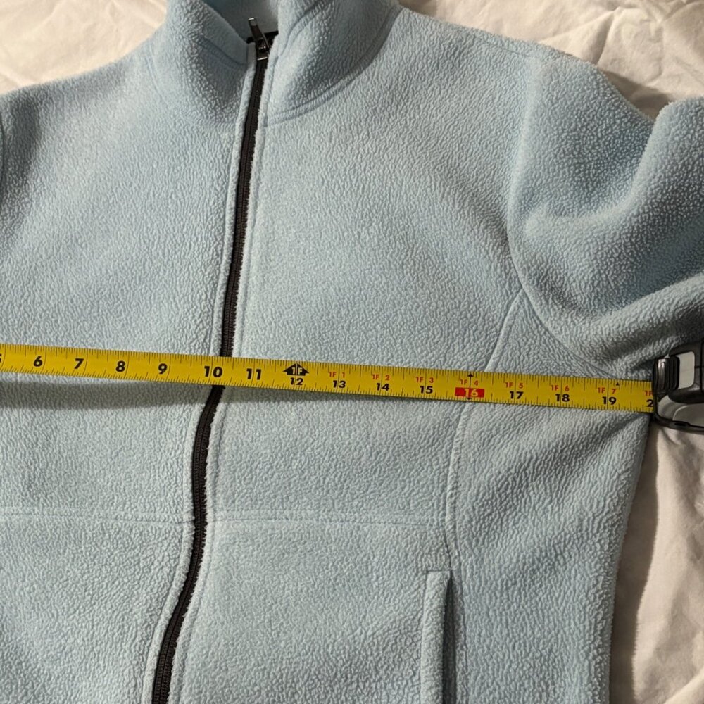 Vintage REI Womens Blue Fleece Full Zip Jacket Outdoor Size M Medium - Picture 6 of 8